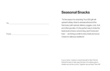 Seasonal Snacks