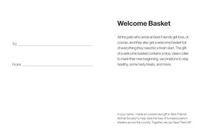 Welcome Basket