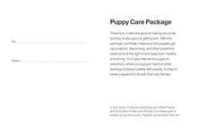 Puppy Care Package